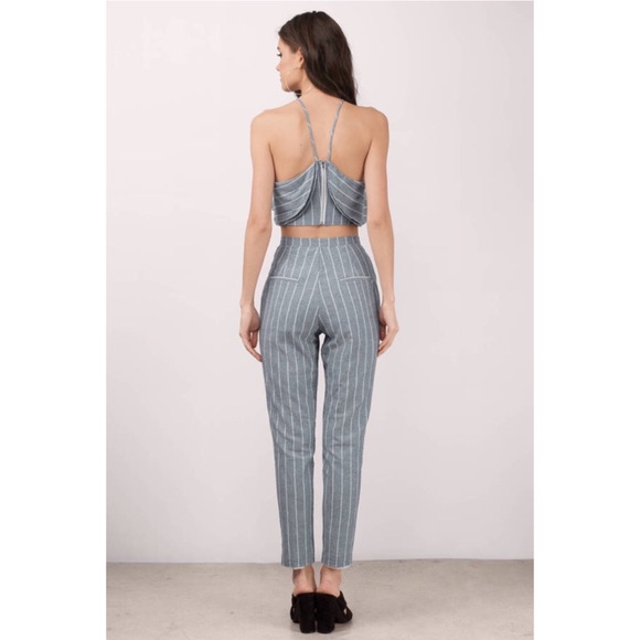 Tobi Striped Jumpsuit Set - Picture 3 of 8